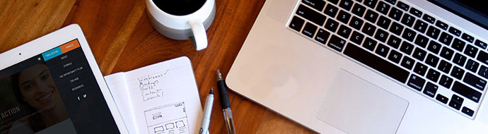 简约风格的眼镜网站制作具有的特征